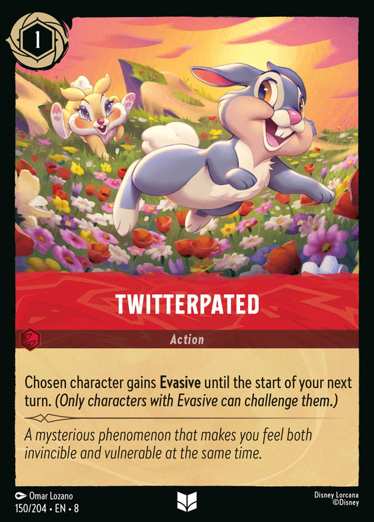 Twitterpated - Uncommon Normal Disney Lorcana card from The Reign of Jafar