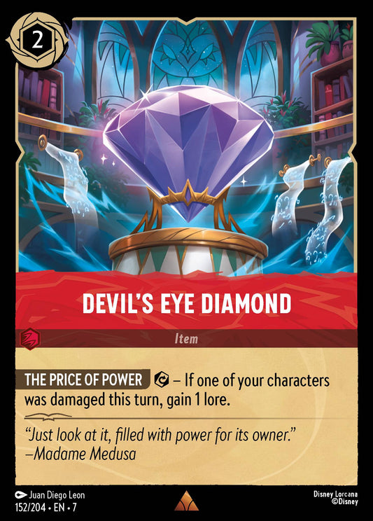 Devil's Eye Diamond - Rare Normal Disney Lorcana card from Archazia's Island