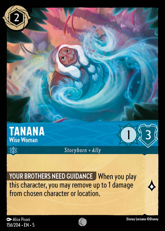 Tanana - Wise Woman - Common Normal Disney Lorcana card from Shimmering Skies