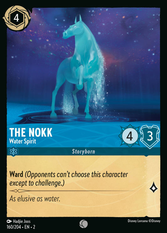 The Nokk - Water Spirit - Common Normal Disney Lorcana card from Rise of the Floodborn