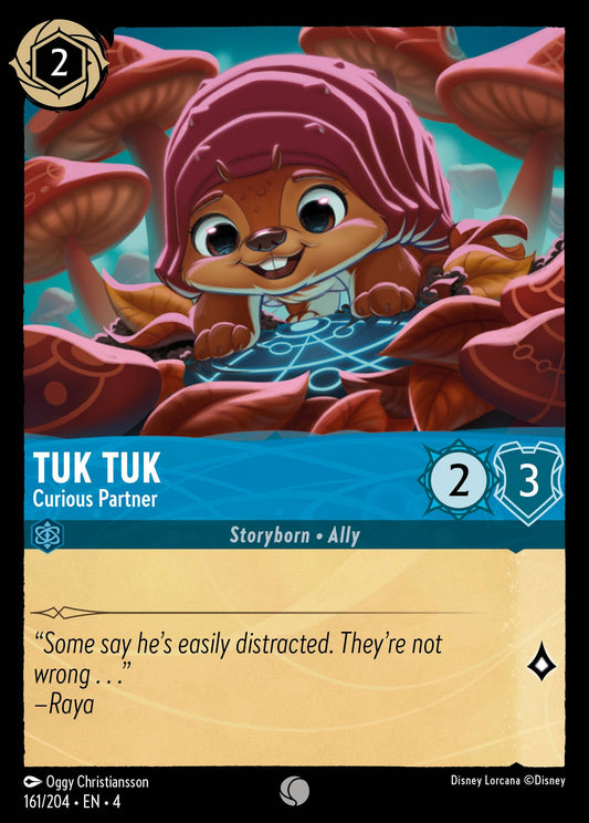 Tuk Tuk - Curious Partner - Common Normal Disney Lorcana card from Ursula's Return