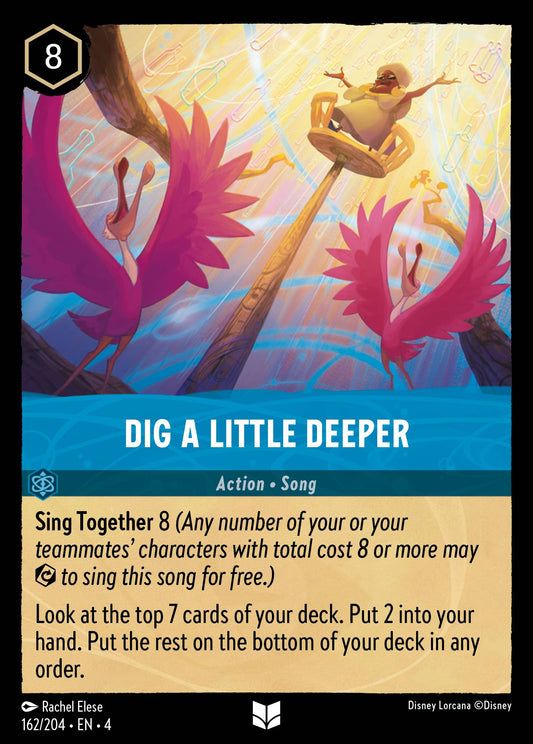 Dig a Little Deeper - Uncommon Normal Disney Lorcana card from Ursula's Return