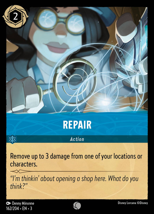 Repair - Common Normal Disney Lorcana card from Into the Inklands