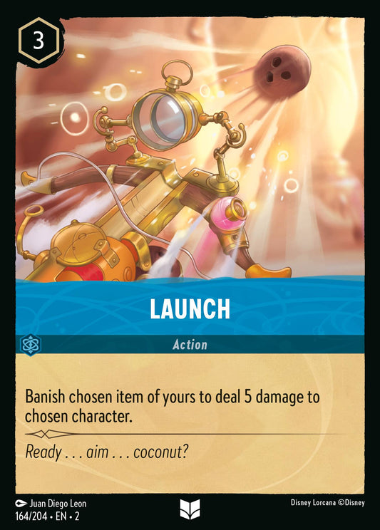 Launch - Uncommon Normal Disney Lorcana card from Rise of the Floodborn