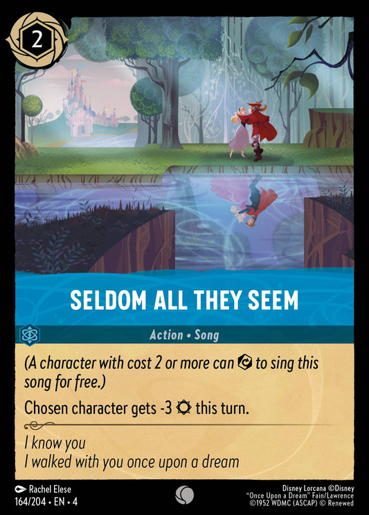 Seldom All They Seem - Common Normal Disney Lorcana card from Ursula's Return