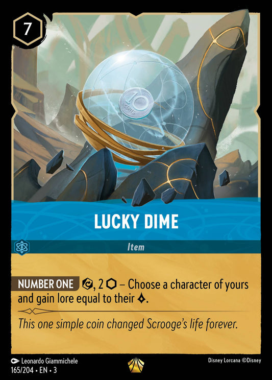 Lucky Dime - Legendary Normal Disney Lorcana card from Into the Inklands