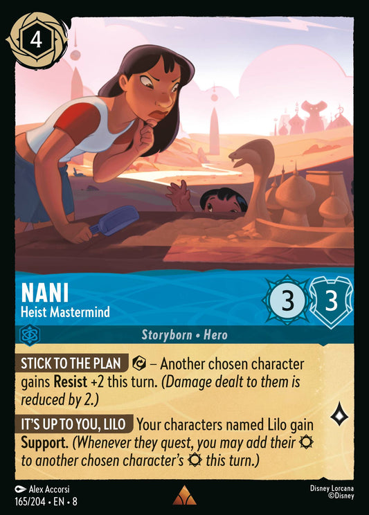 Nani - Heist Mastermind - Rare Normal Disney Lorcana card from The Reign of Jafar