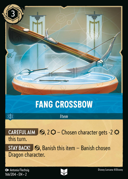 Fang Crossbow - Uncommon Normal Disney Lorcana card from Rise of the Floodborn
