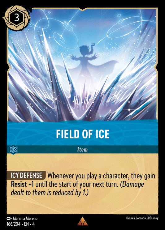 Field of Ice - Rare Normal Disney Lorcana card from Ursula's Return