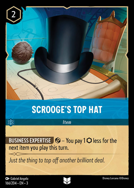 Scrooge's Top Hat - Uncommon Normal Disney Lorcana card from Into the Inklands