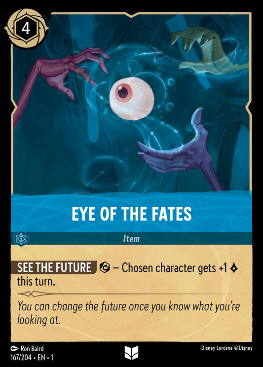 Eye of the Fates - Uncommon Normal Disney Lorcana card from The First Chapter