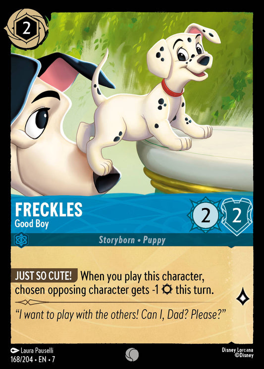 Freckles - Good Boy - Common Normal Disney Lorcana card from Archazia's Island