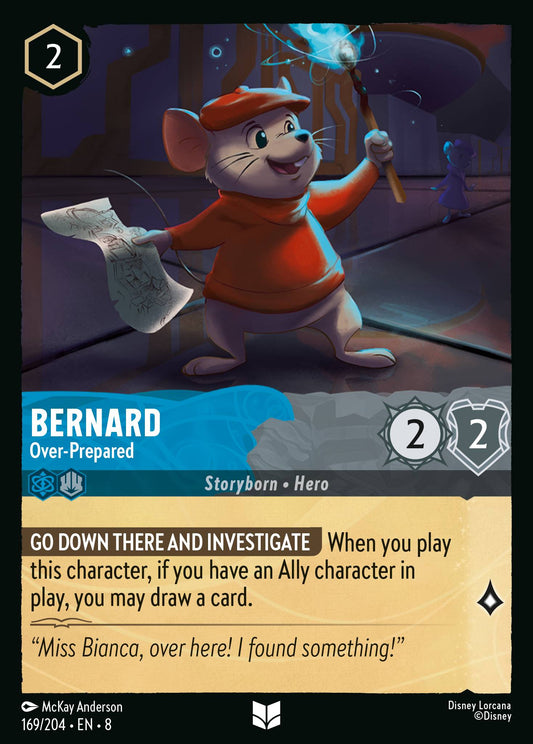 Bernard - Over-Prepared - Uncommon Normal Disney Lorcana card from The Reign of Jafar