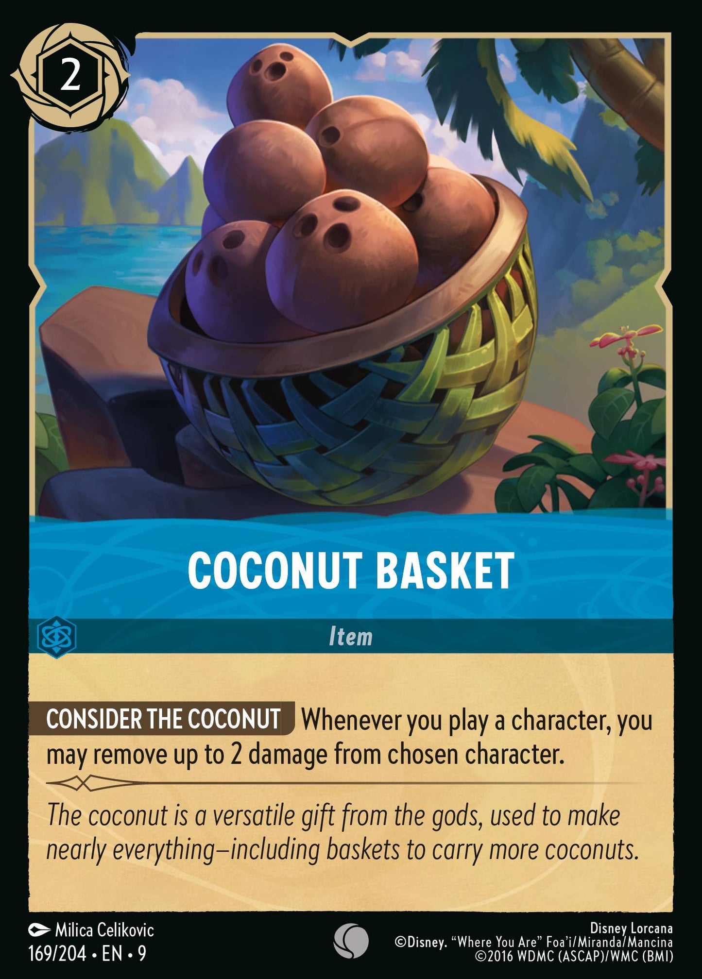 Coconut Basket