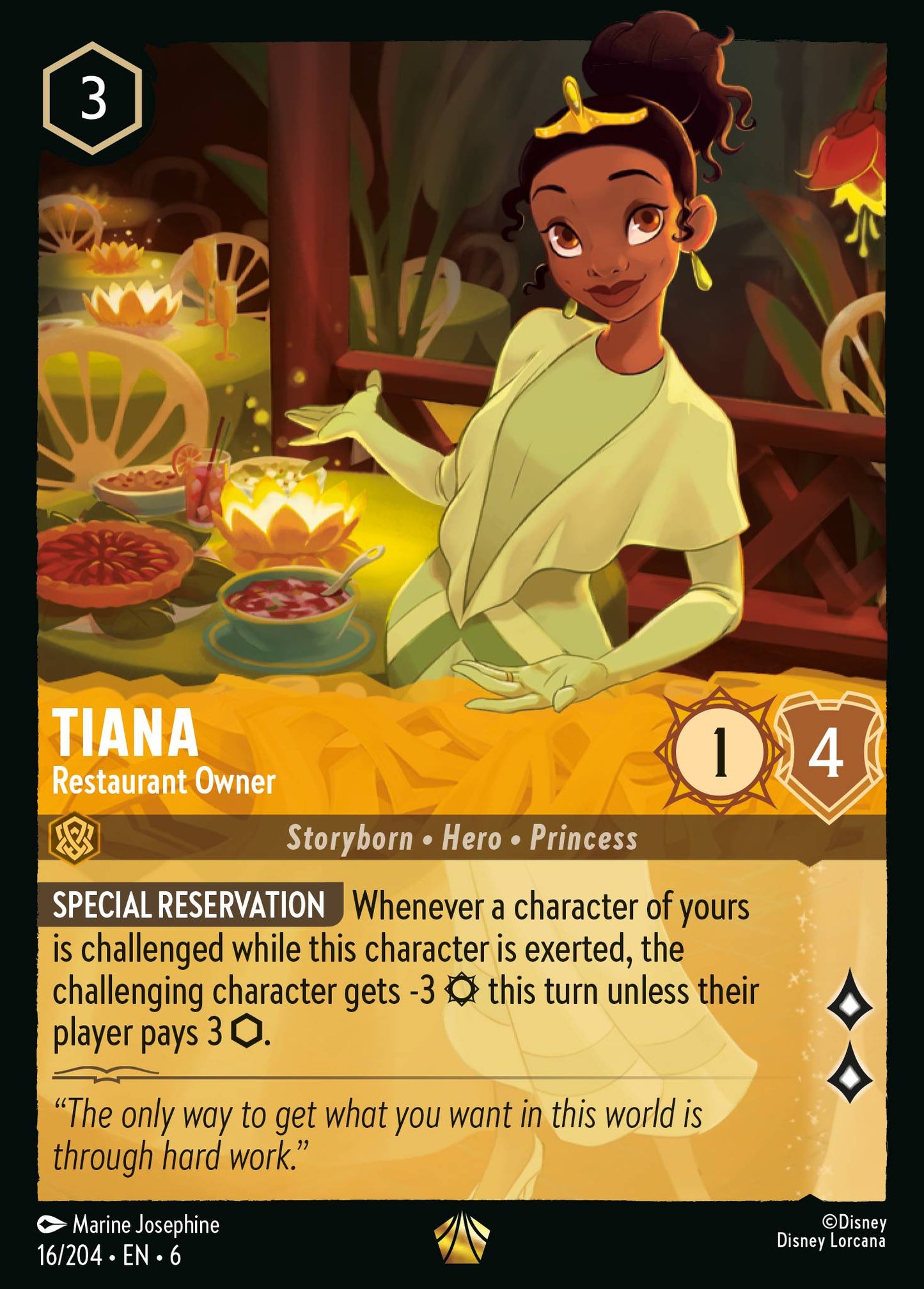 Tiana - Restaurant Owner