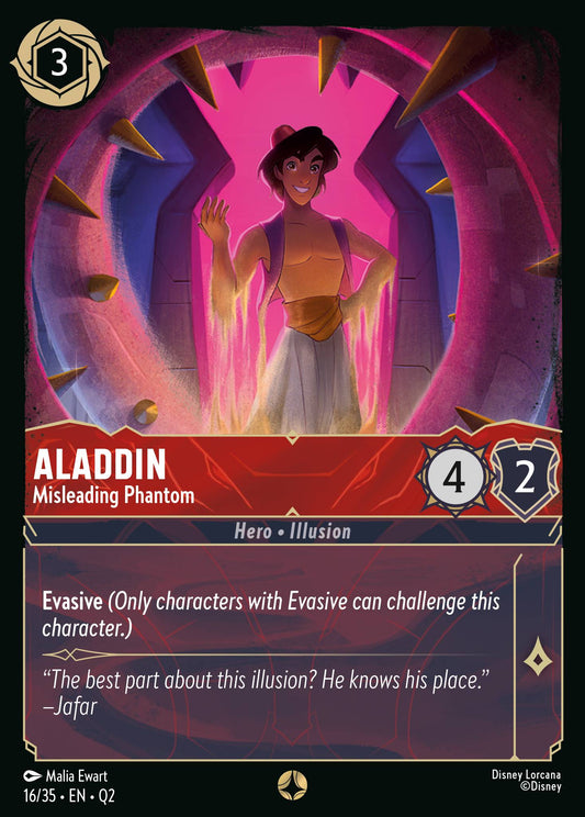 Aladdin - Misleading Phantom - Special Normal Disney Lorcana card from Unknown Set