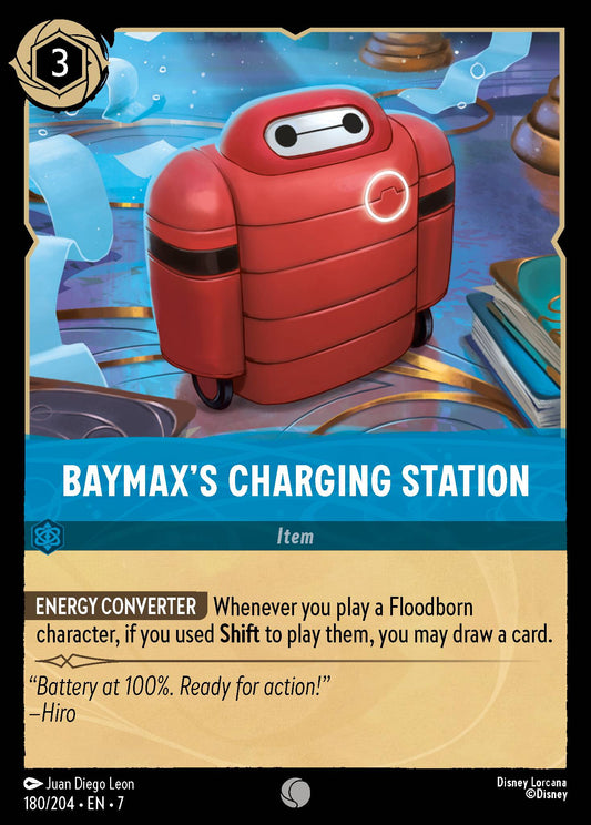 Baymax's Charging Station - Common Normal Disney Lorcana card from Archazia's Island