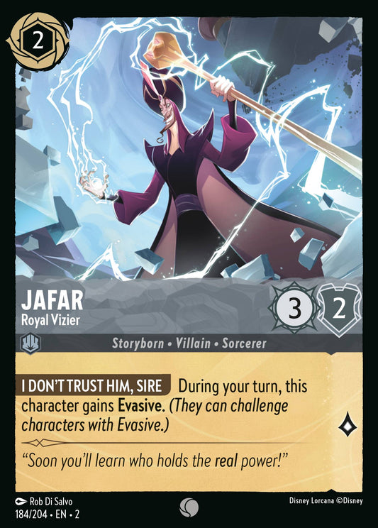 Jafar - Royal Vizier - Common Normal Disney Lorcana card from Rise of the Floodborn