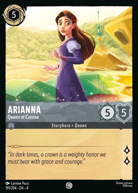 Arianna - Queen of Corona - Common Normal Disney Lorcana card from The Reign of Jafar
