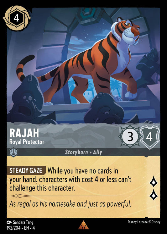Rajah - Royal Protector - Rare Normal Disney Lorcana card from Ursula's Return