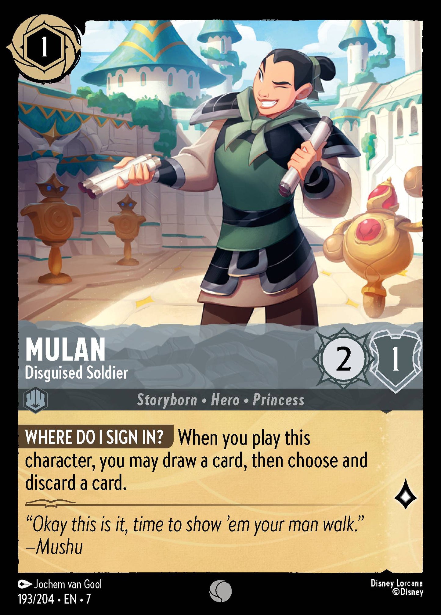 Mulan - Disguised Soldier