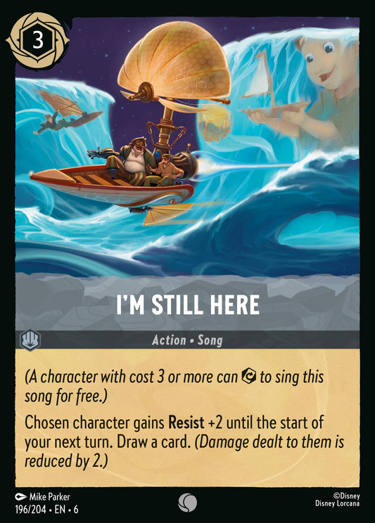 I'm Still Here - Common Normal Disney Lorcana card from Azurite Sea