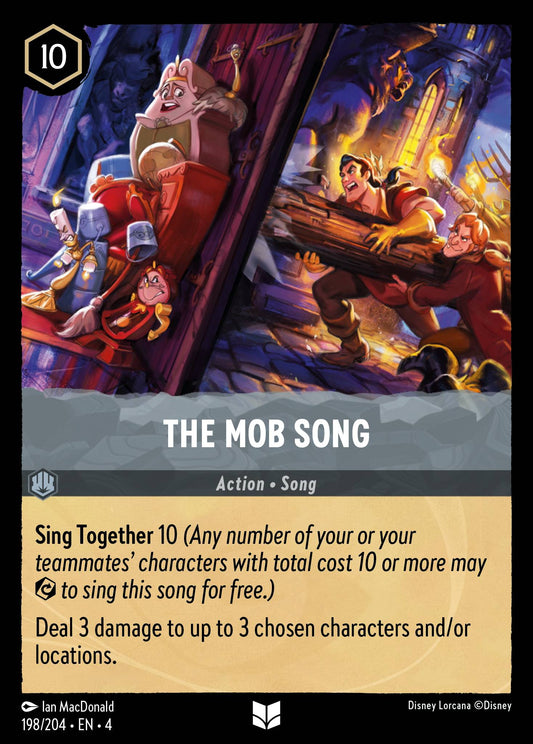 The Mob Song - Uncommon Normal Disney Lorcana card from Ursula's Return
