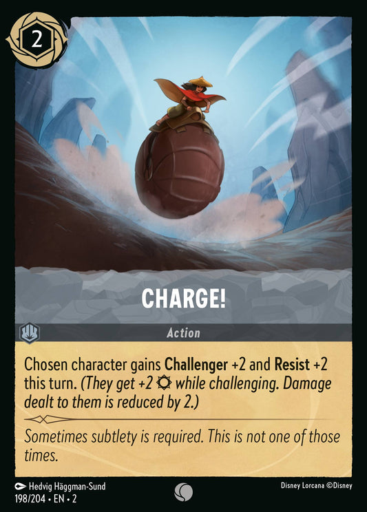 Charge! - Common Normal Disney Lorcana card from Rise of the Floodborn