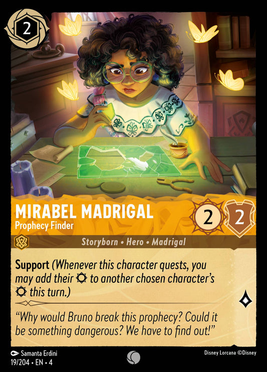 Mirabel Madrigal - Prophecy Finder - Common Normal Disney Lorcana card from Ursula's Return