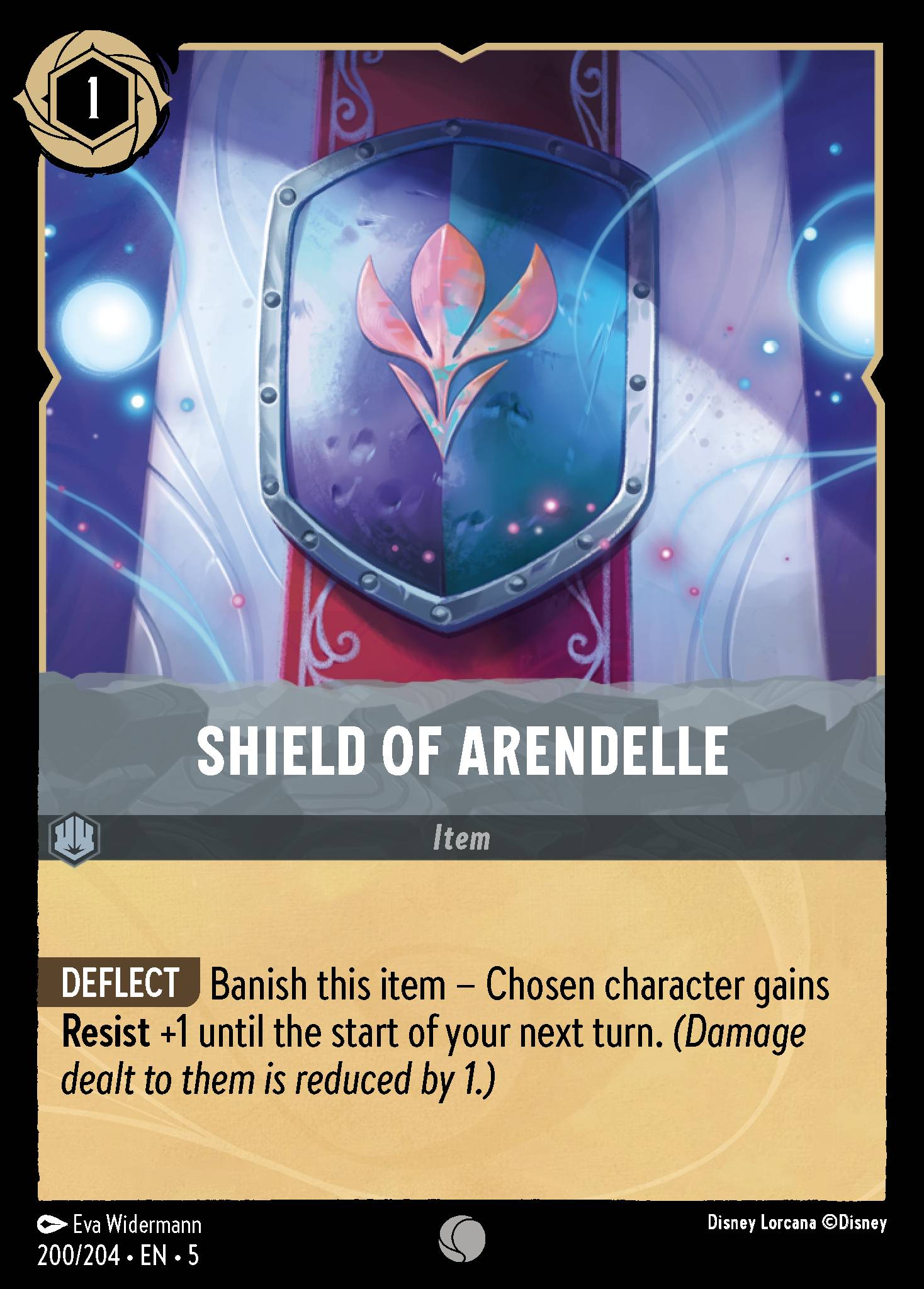 Shield of Arendelle - Common Normal Disney Lorcana card from Shimmering Skies