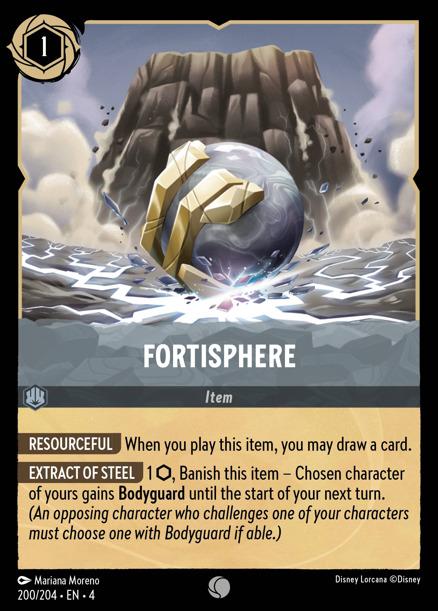 Fortisphere - Common Normal Disney Lorcana card from Ursula's Return
