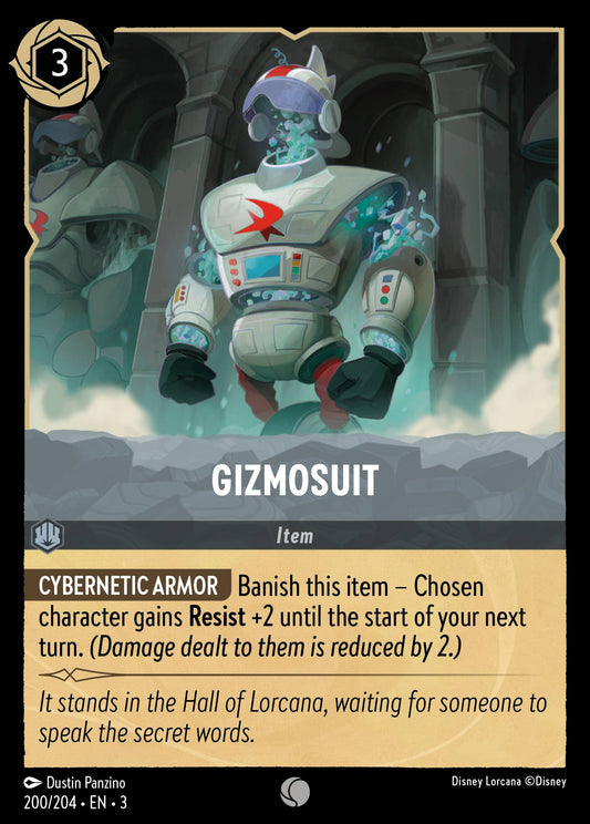 Gizmosuit - Common Normal Disney Lorcana card from Into the Inklands