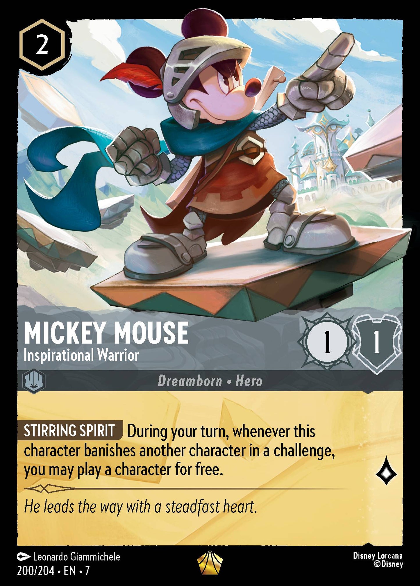 Mickey Mouse - Inspirational Warrior