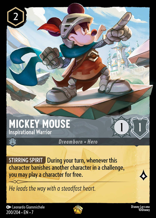 Mickey Mouse - Inspirational Warrior - Inspirational Warrior