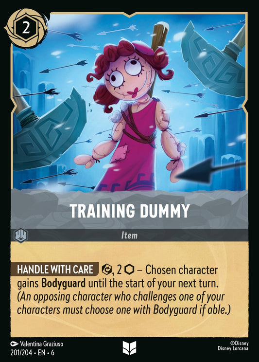Training Dummy - Uncommon Normal Disney Lorcana card from Azurite Sea