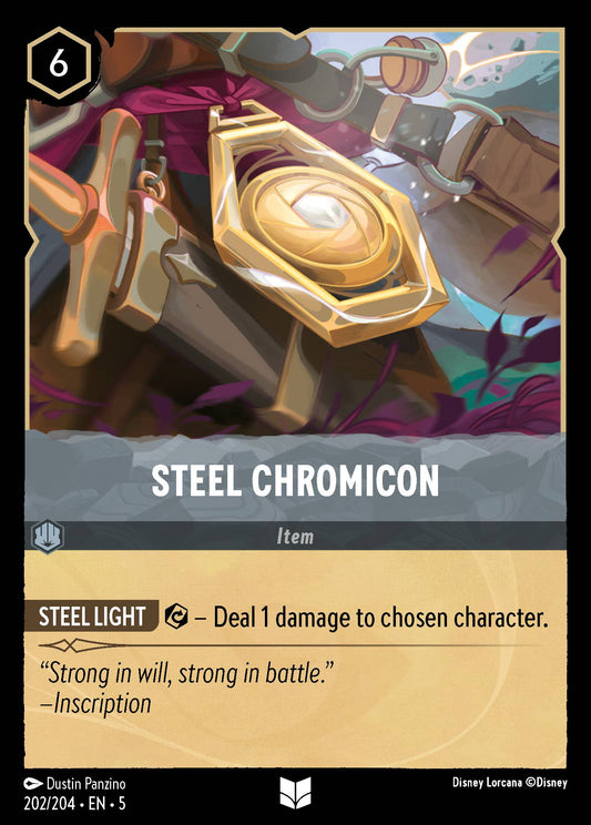 Steel Chromicon - Uncommon Normal Disney Lorcana card from Shimmering Skies