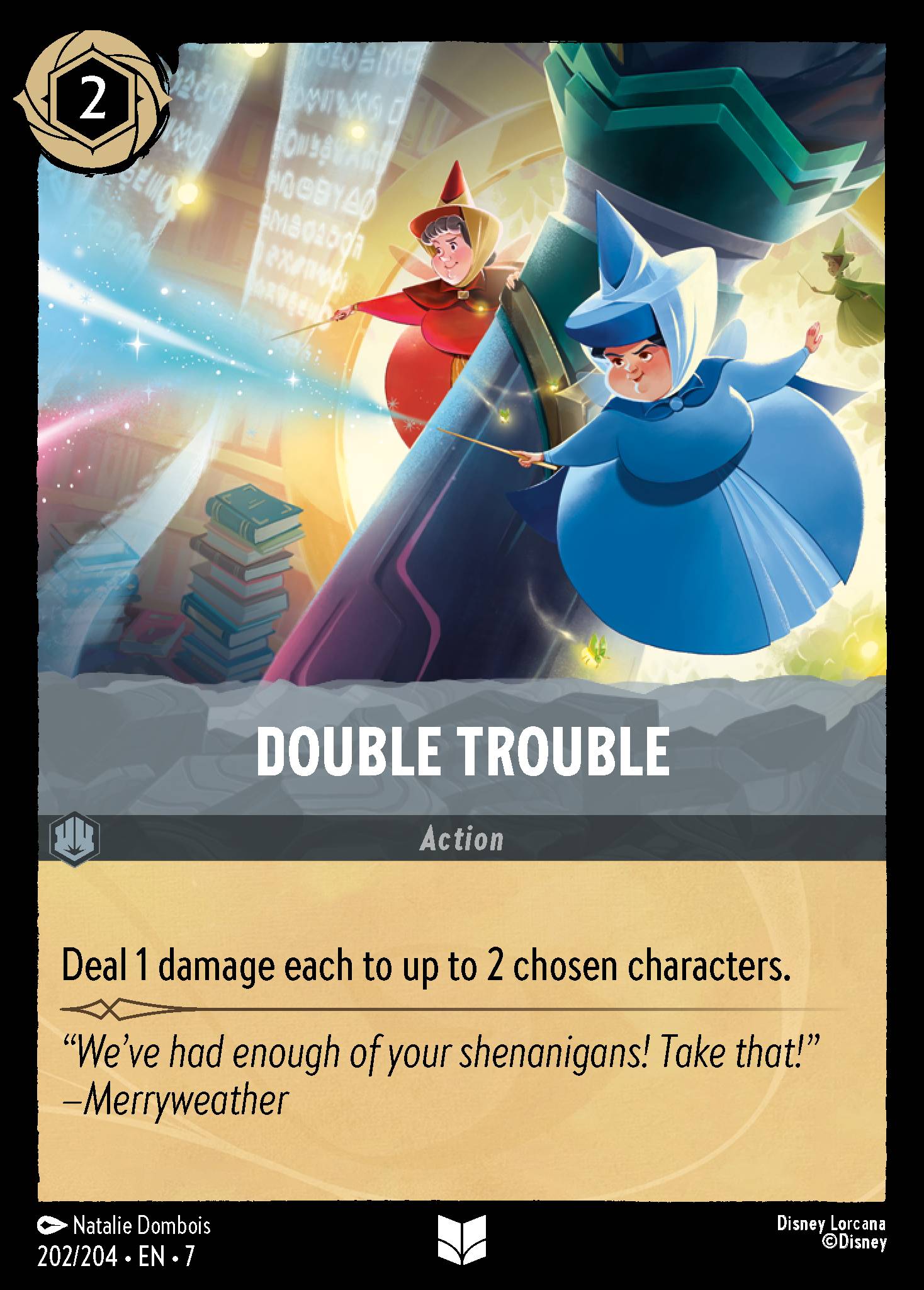 Double Trouble - Uncommon Normal Disney Lorcana card from Archazia's Island