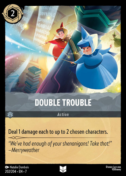 Double Trouble - Uncommon Normal Disney Lorcana card from Archazia's Island