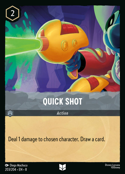 Quick Shot - Uncommon Normal Disney Lorcana card from The Reign of Jafar