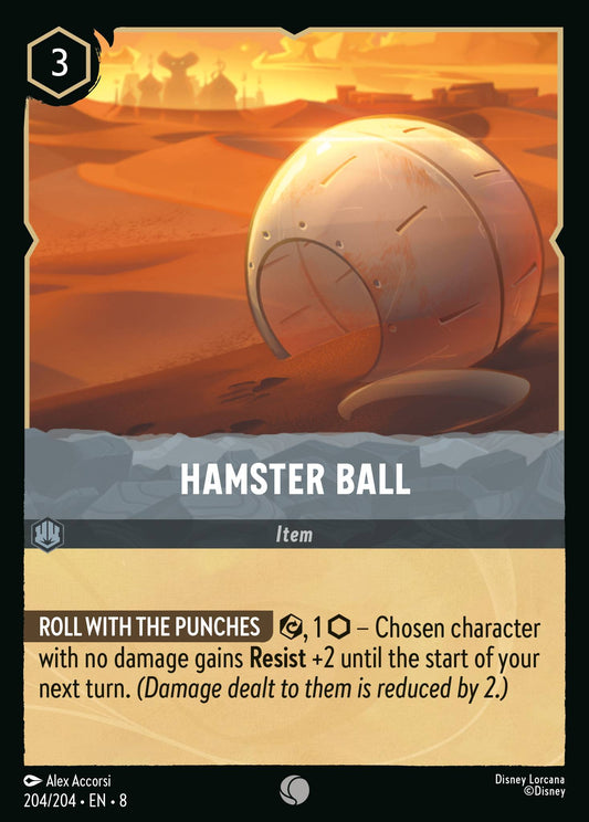 Hamster Ball - Common Normal Disney Lorcana card from The Reign of Jafar