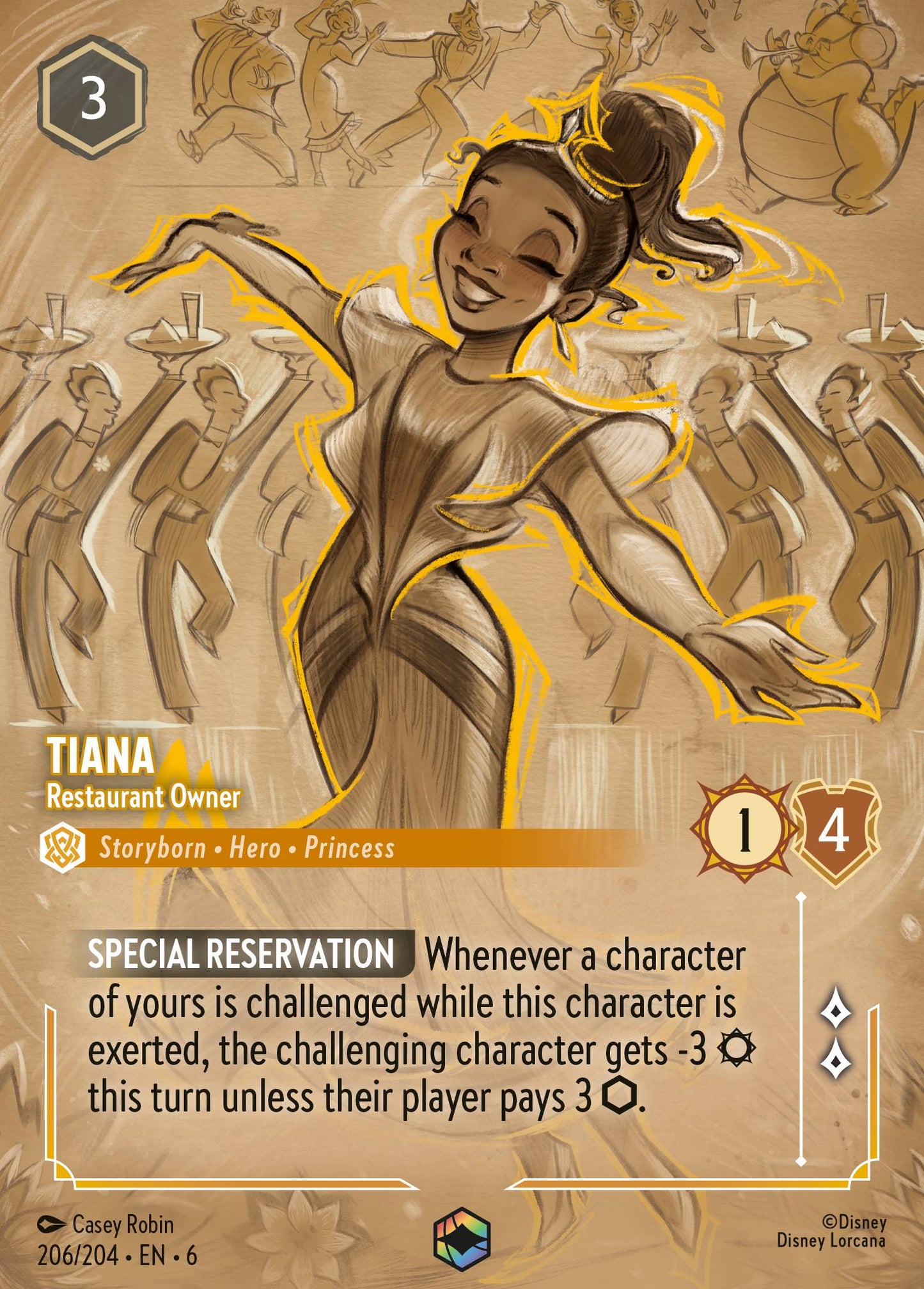 Tiana - Restaurant Owner (Enchanted) - Holofoil