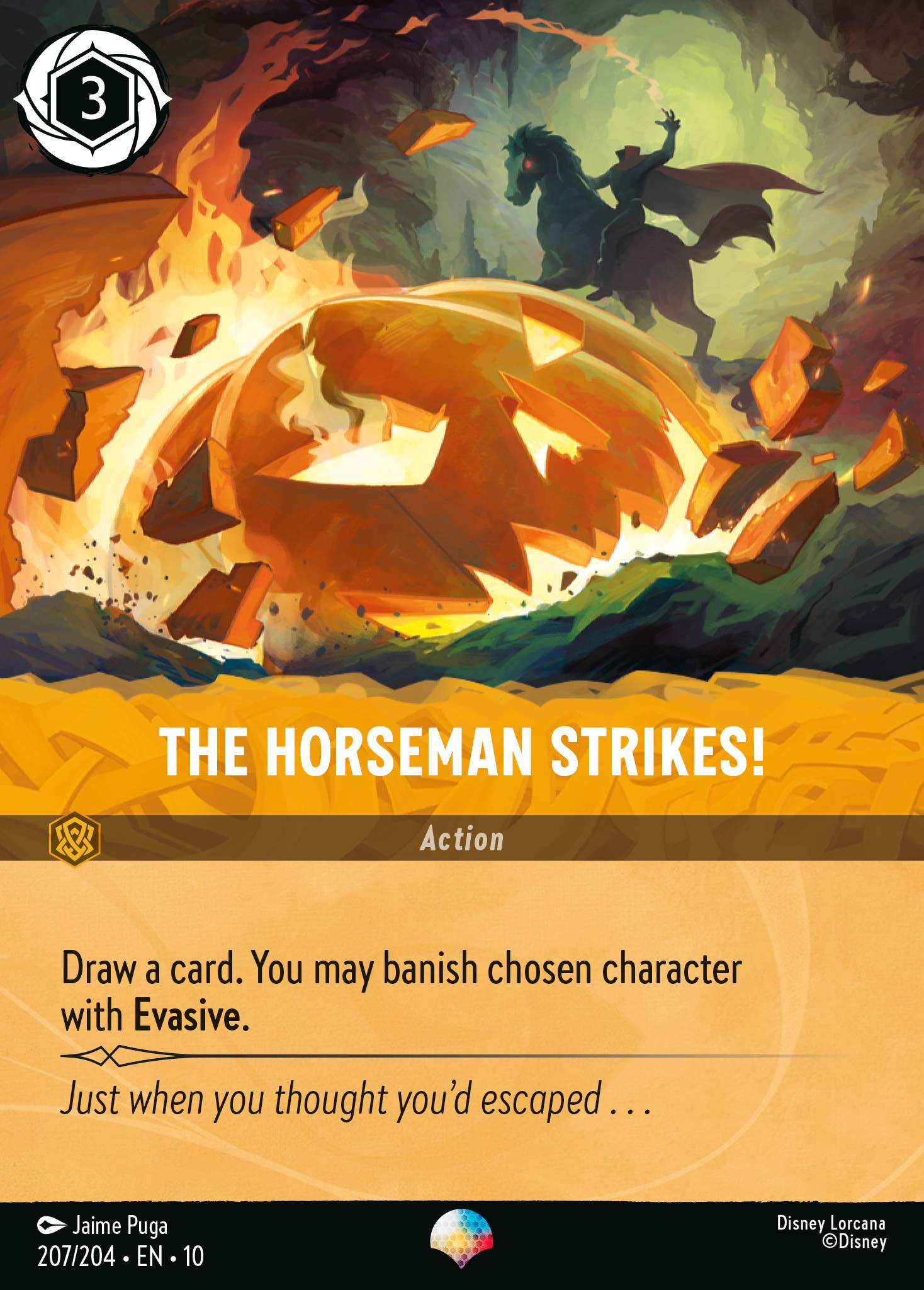 The Horseman Strikes! (Epic) - Holofoil