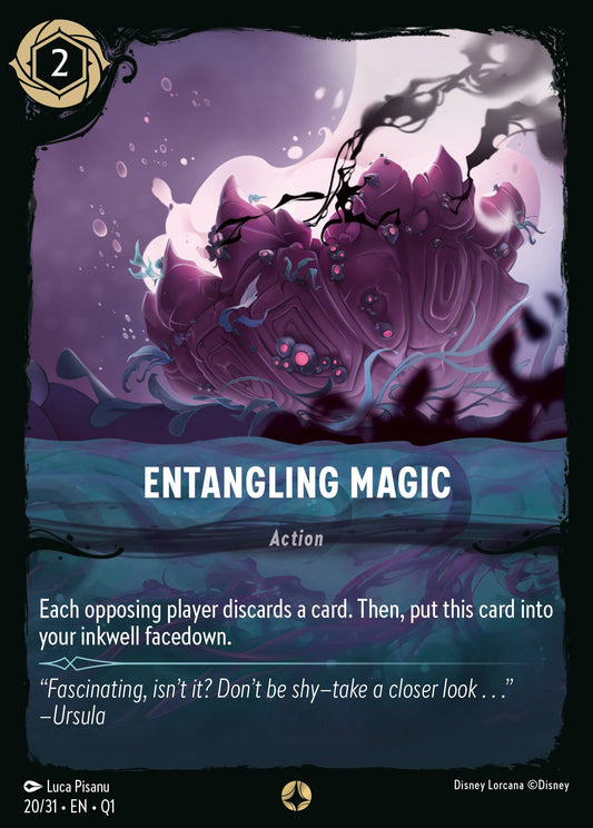 Entangling Magic - Special Normal Disney Lorcana card from Unknown Set