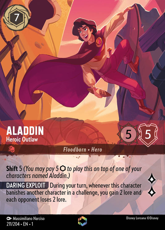 Aladdin - Heroic Outlaw (Enchanted) - Holofoil