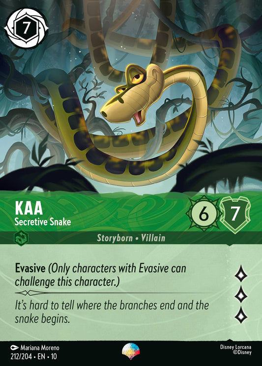 Kaa - Secretive Snake (Epic) - Holofoil