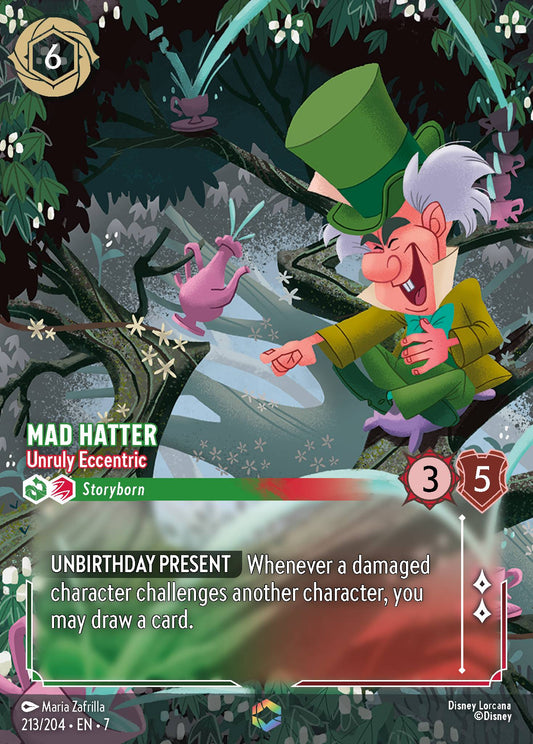 Mad Hatter - Unruly Eccentric (Enchanted) - Holofoil