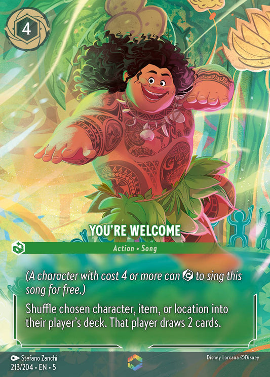 You're Welcome (Enchanted) - Holofoil