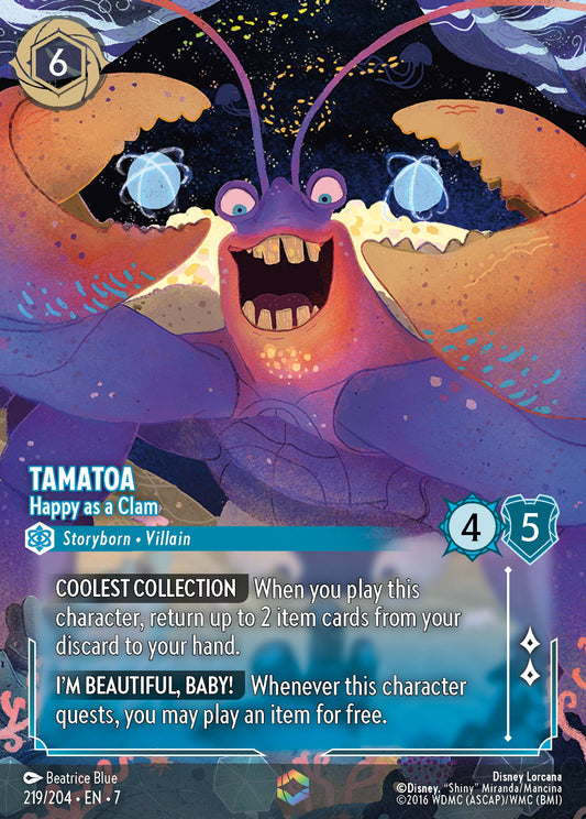 Tamatoa - Happy as a Clam (Enchanted) - Holofoil