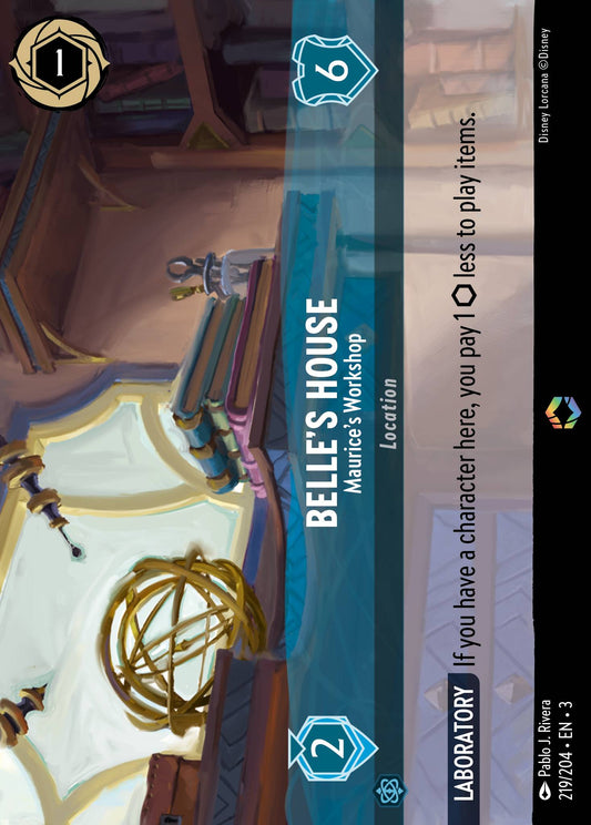Belle's House - Maurice's Workshop (Enchanted) - Holofoil