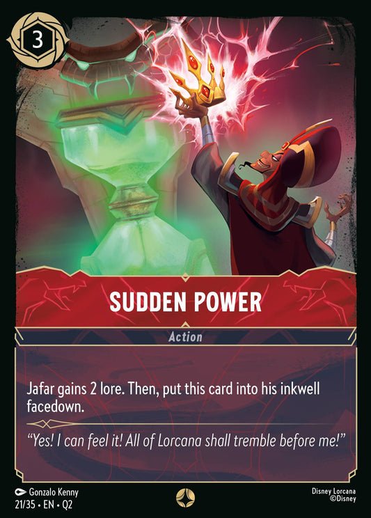 Sudden Power - Special Normal Disney Lorcana card from Unknown Set